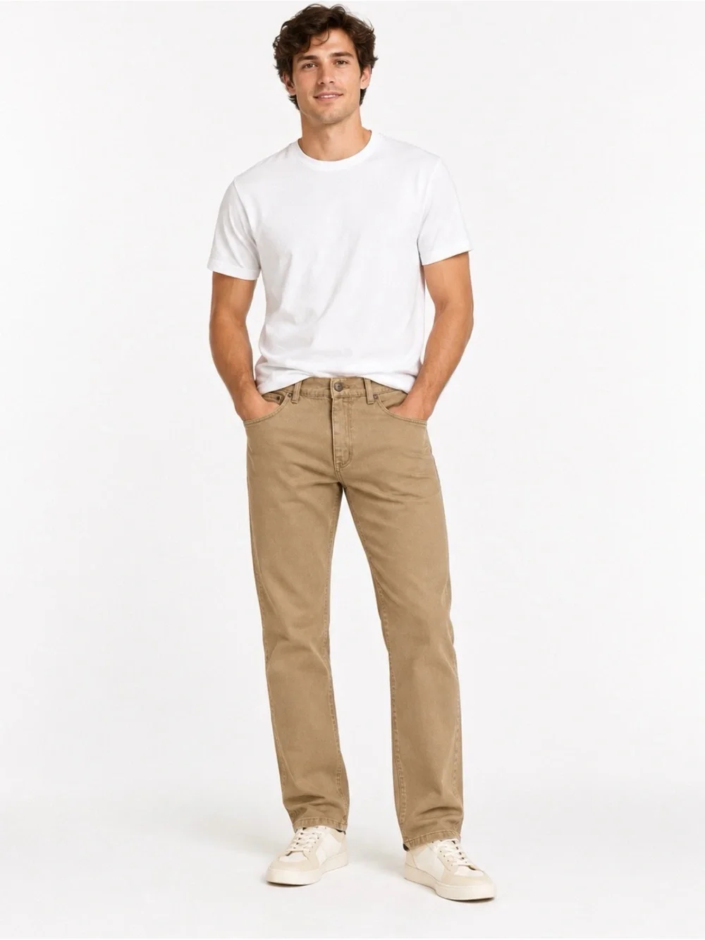 J. Crew Vintage Slim Straight Chinos in Khaki | 34 W 30L